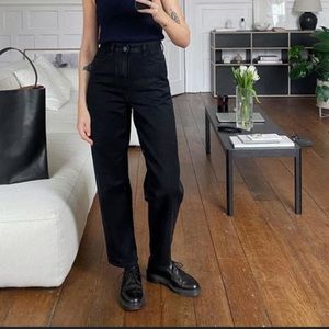COS Tapered Leg High Rise Straight Pants